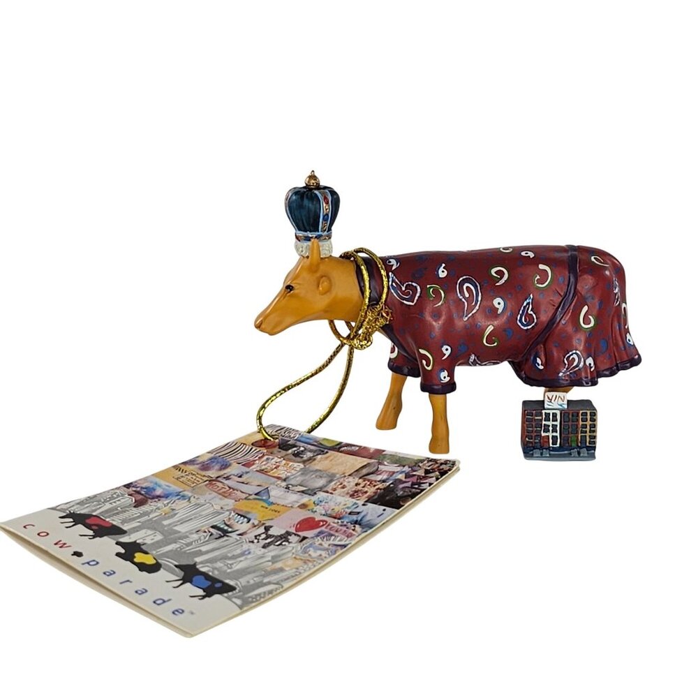Cow Parade Mini Moo The Queen Of Queens Figurine #23150